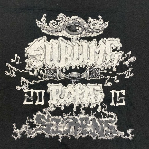 Sublime With Rome Sirens 2015 Tour Tee - L - Picture 4 of 5